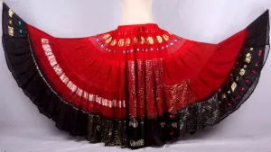 Senoritas skirt red black WLS