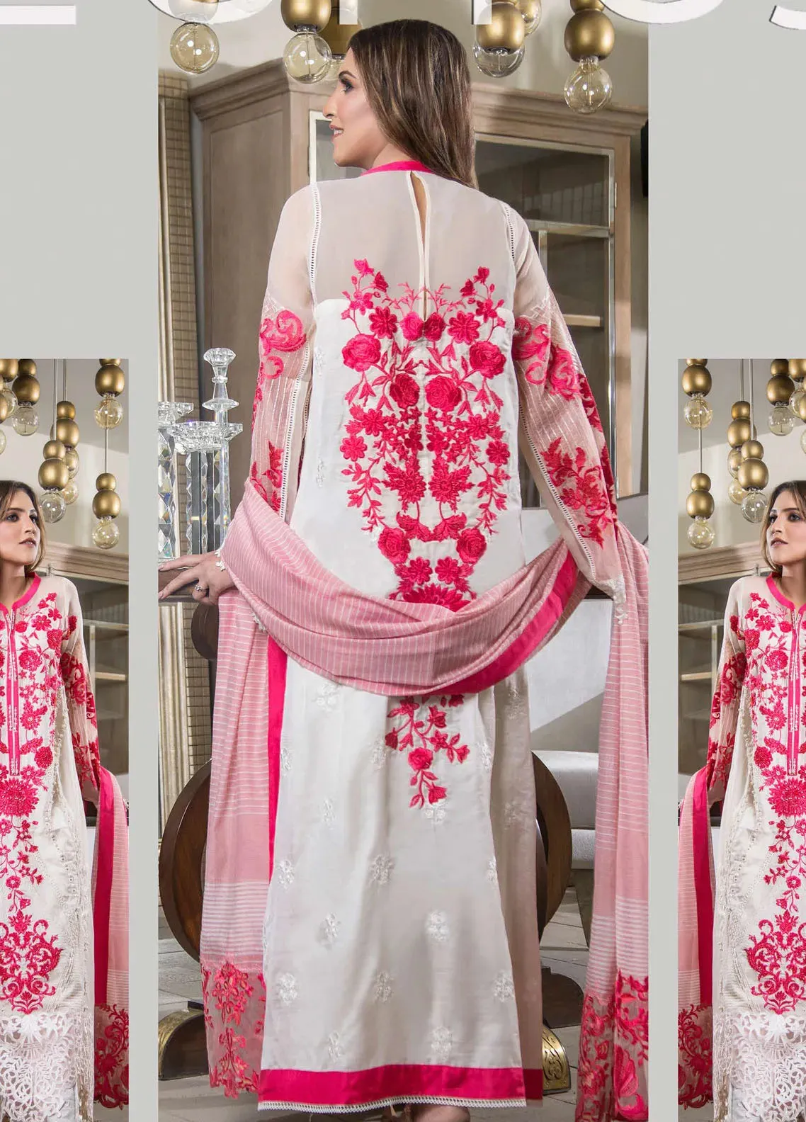 Shu Luxury Embroidered Unstitched 3Pcs