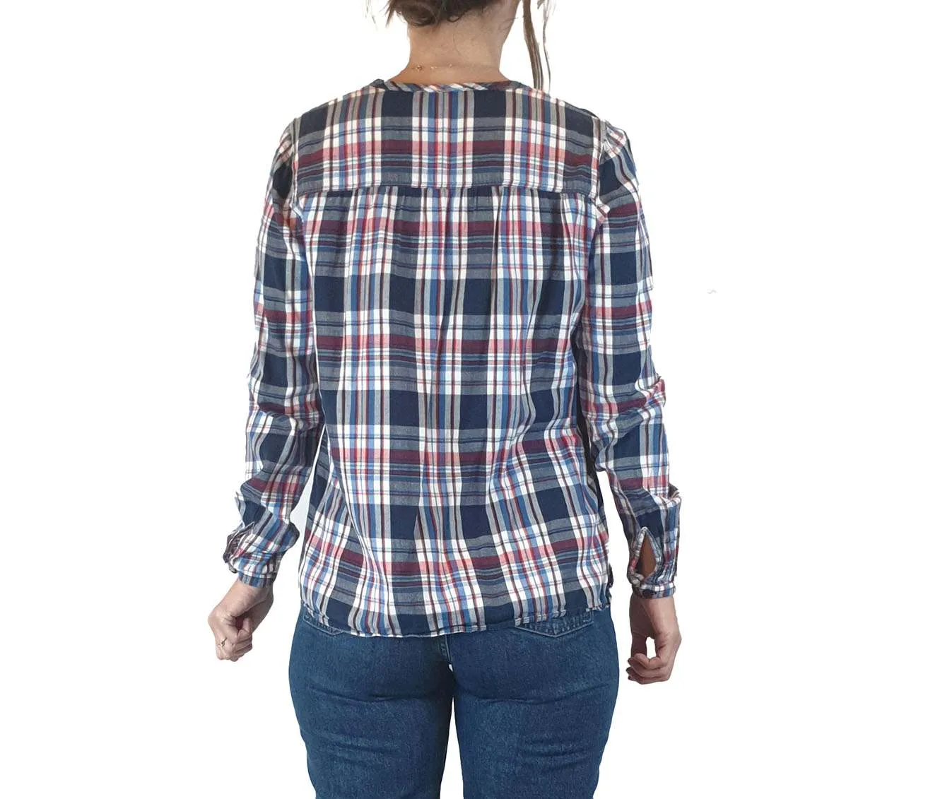 Skin & Threads plaid cotton shirt size 1
