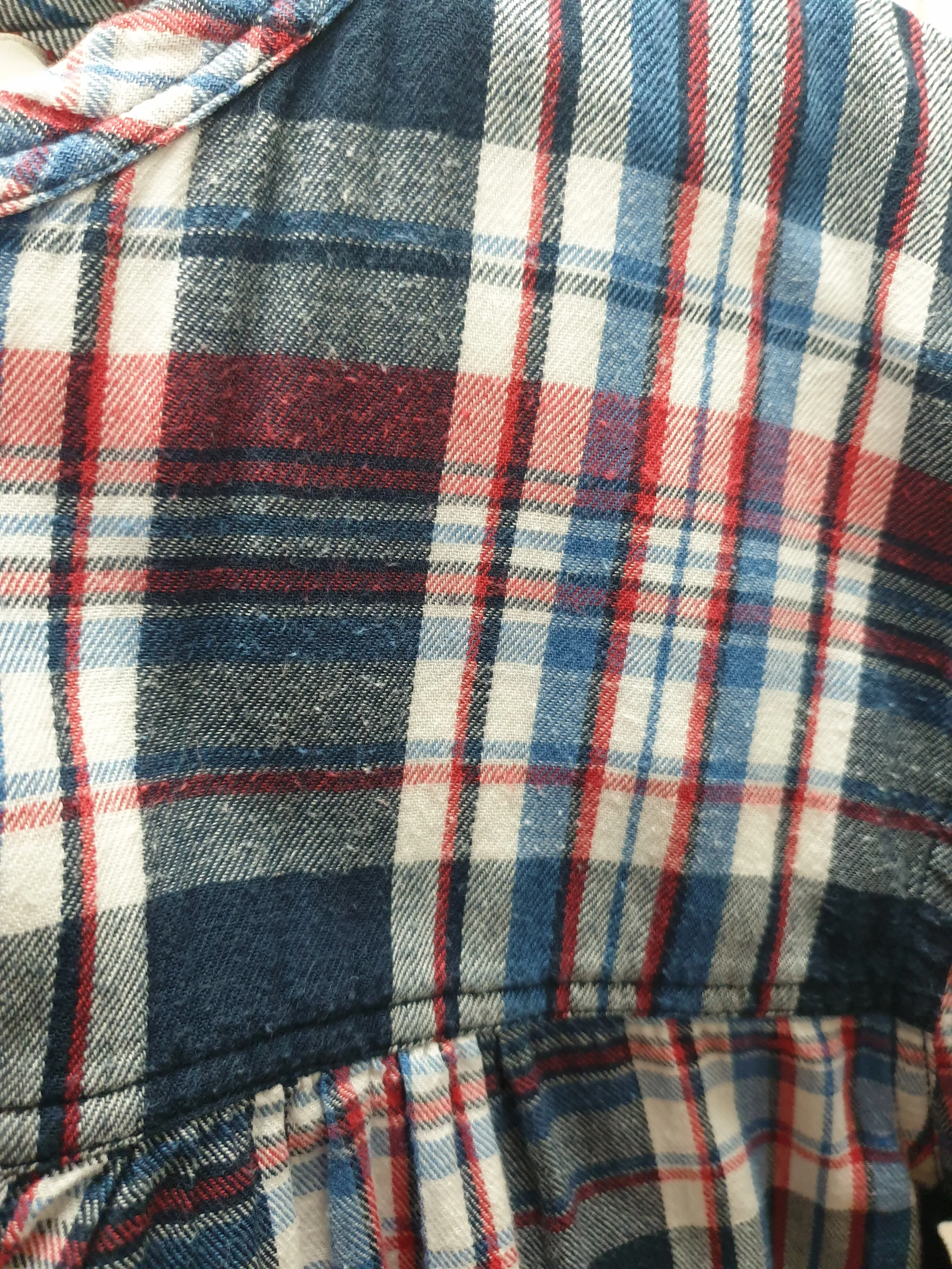 Skin & Threads plaid cotton shirt size 1
