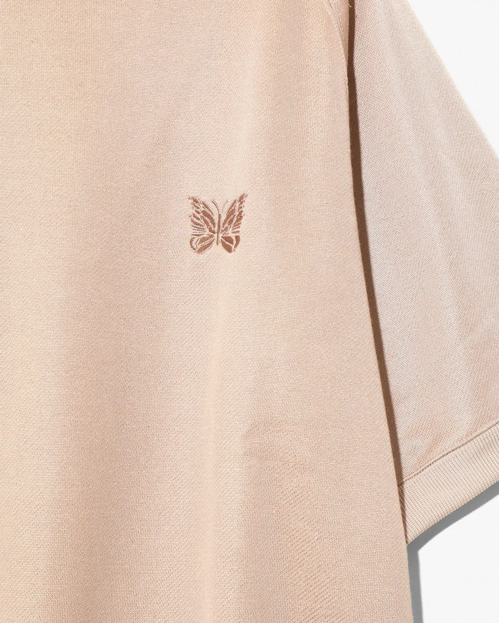 S/S Mock Neck Shirt - Bright Jersey - Pink