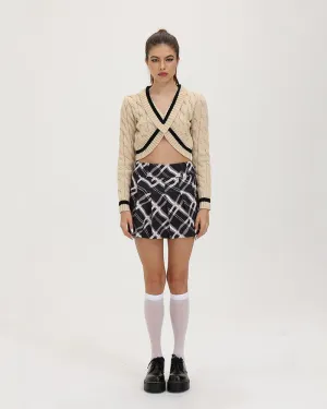 Stolen Moment Plaid Skirt