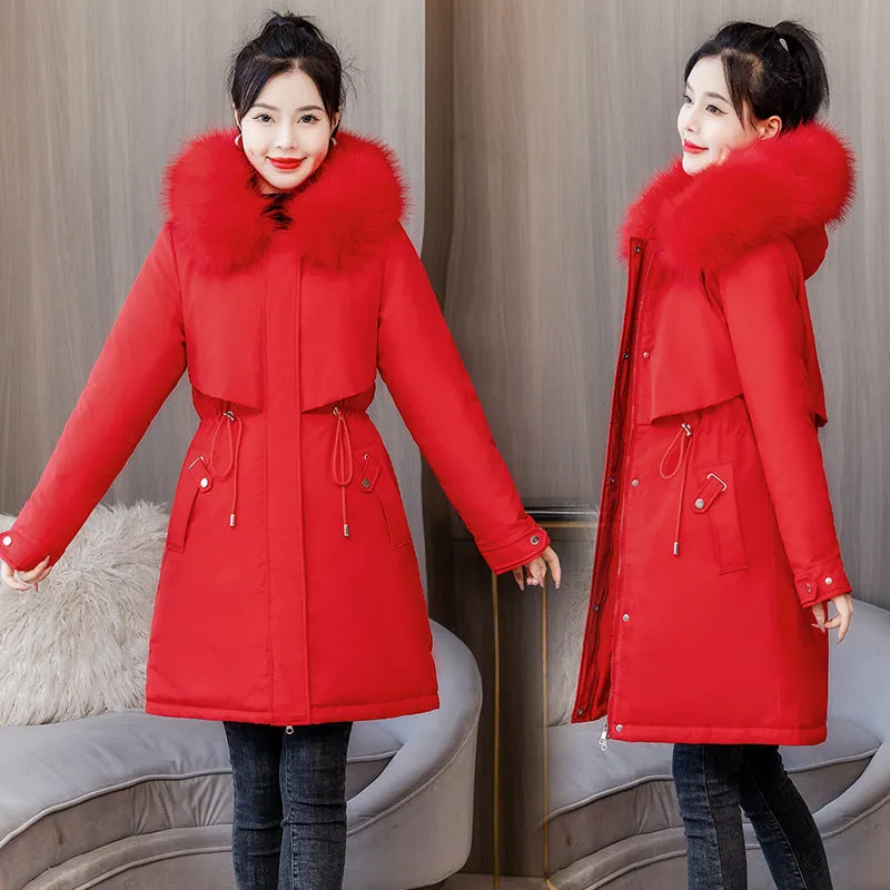 Stylish and Easy-to-Clean Solid Parka for Women