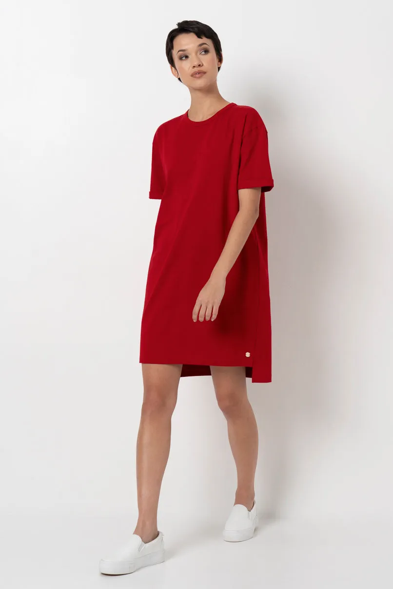 T-Shirt Dress _ 156729 _ Red
