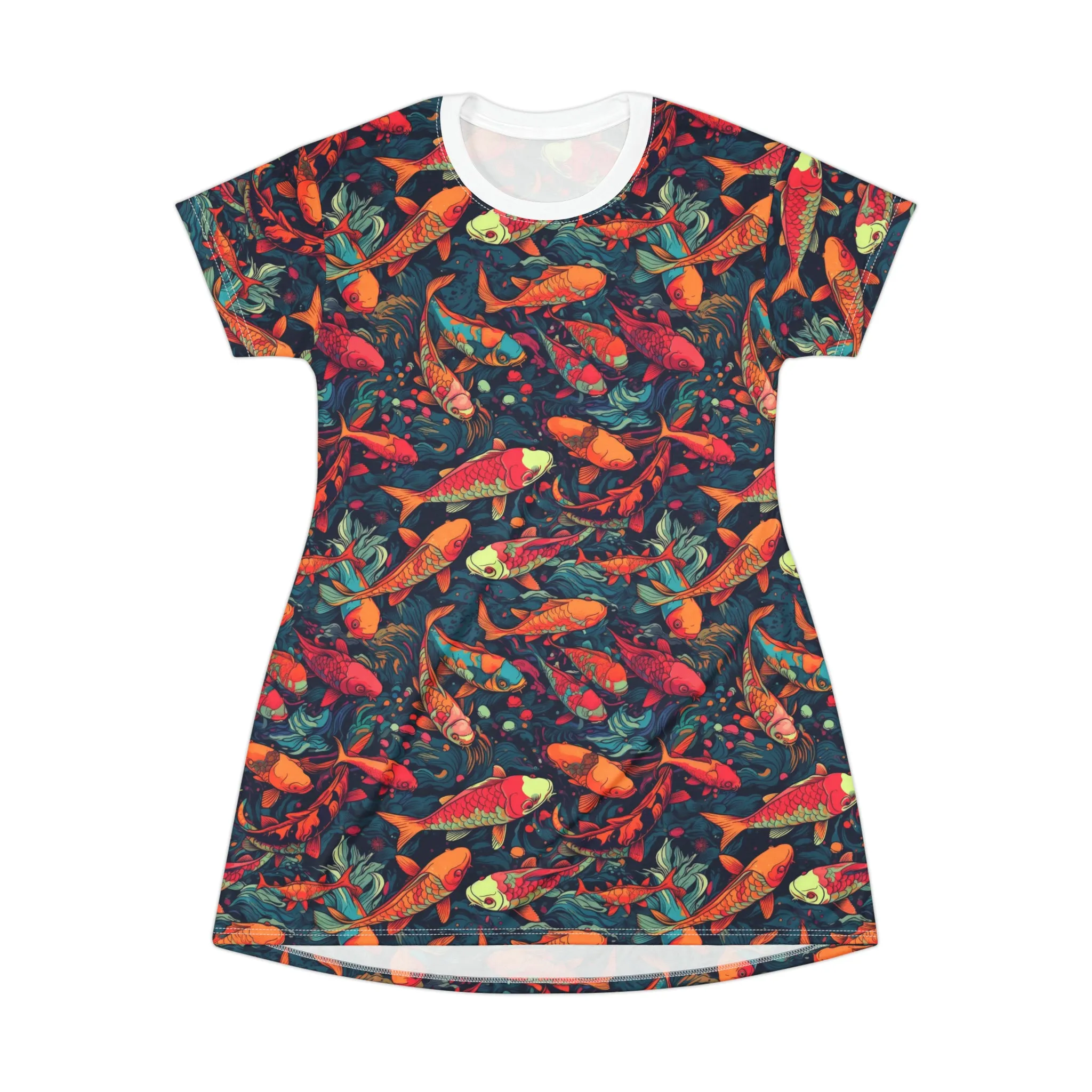 T-Shirt Dress - Koi Menagerie