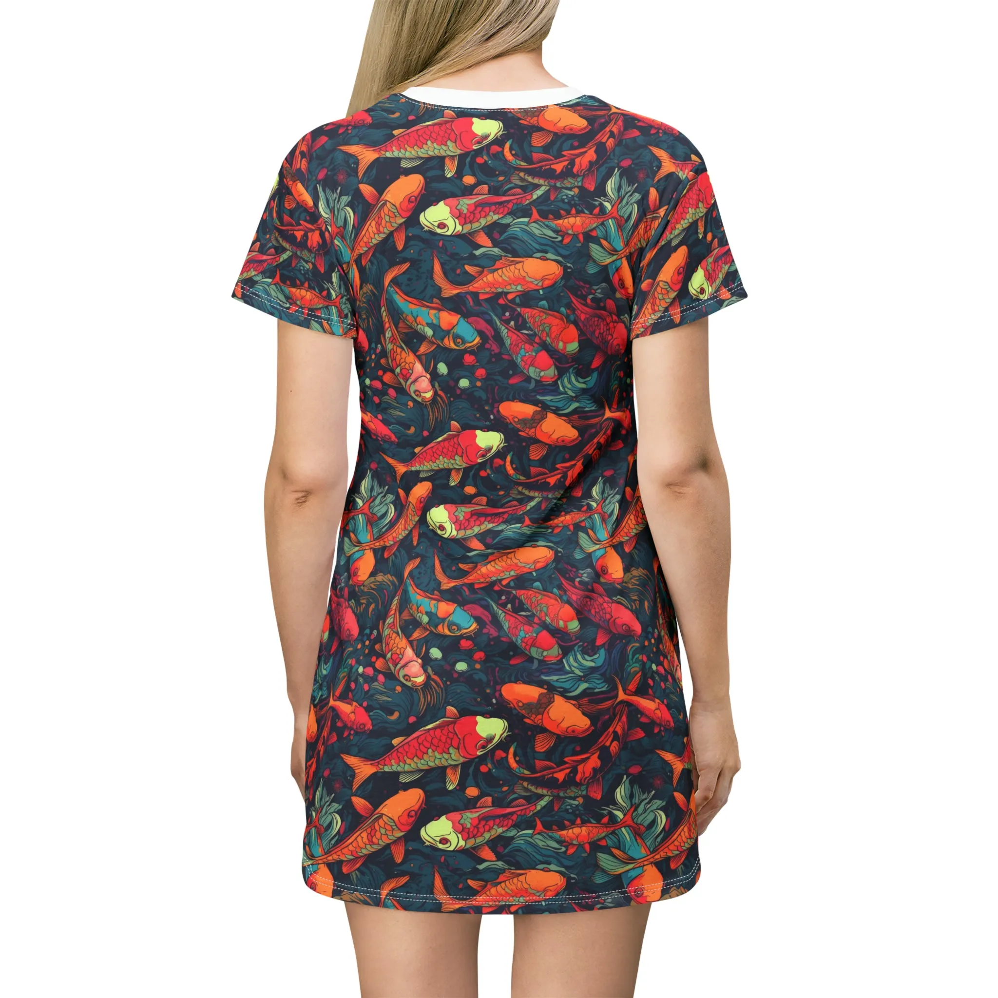 T-Shirt Dress - Koi Menagerie