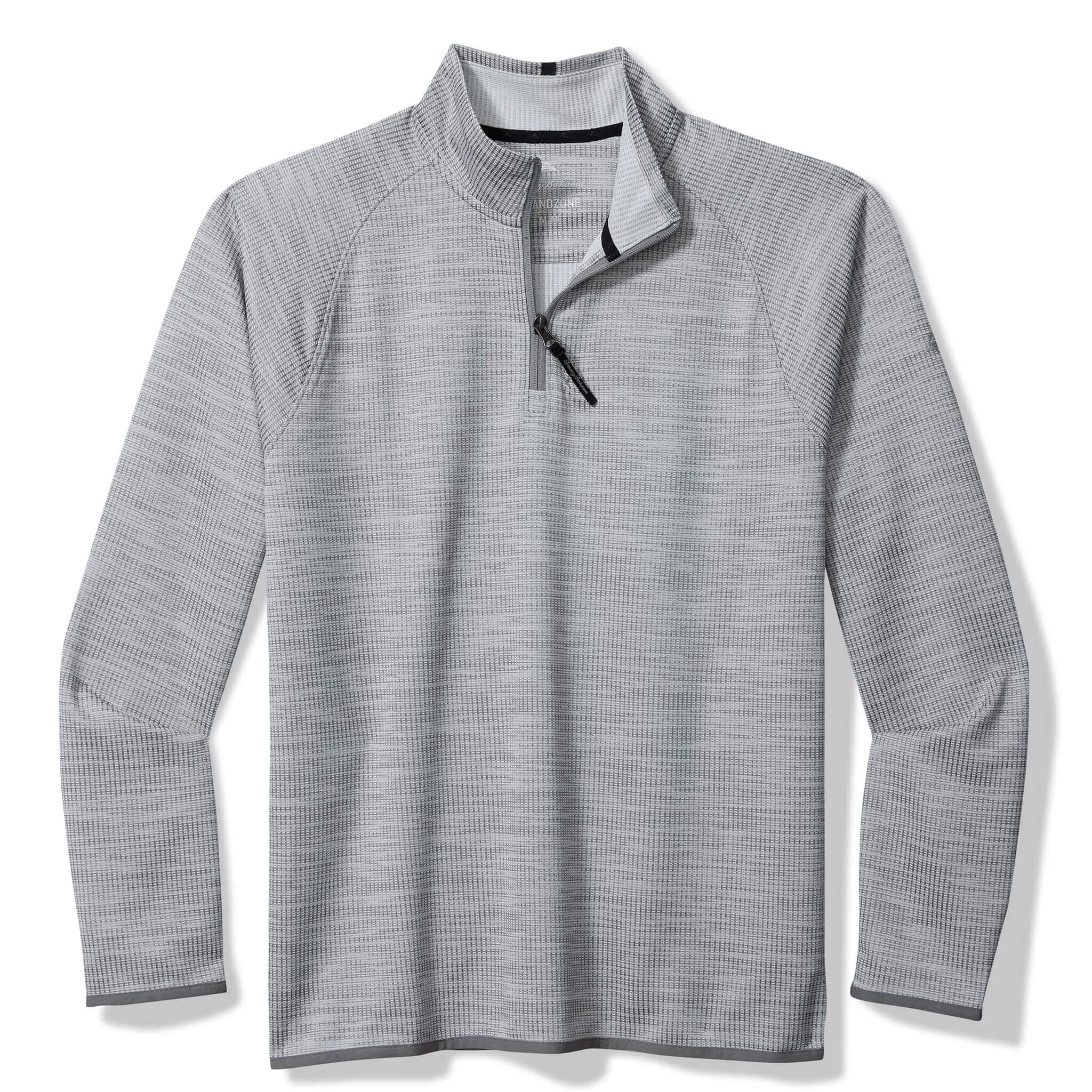 Tommy Bahama Men's IslandZone Palm Pro Half Zip Pullover Sweater - Bala Shark