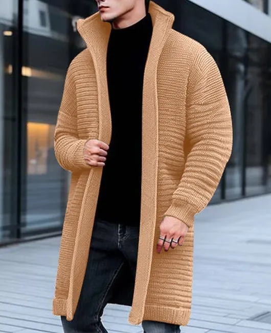 Trevor | long knit cardigan for men