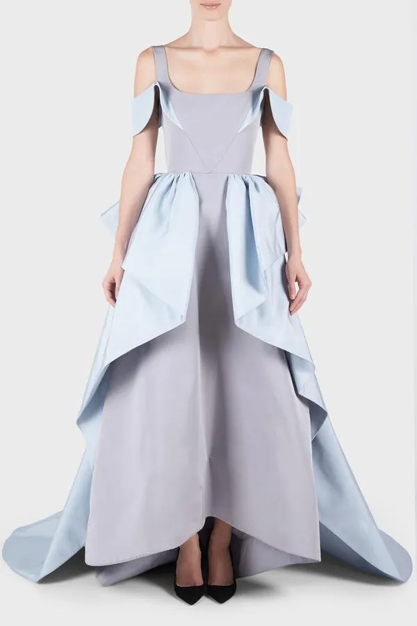 Two Toned Overlay Gown