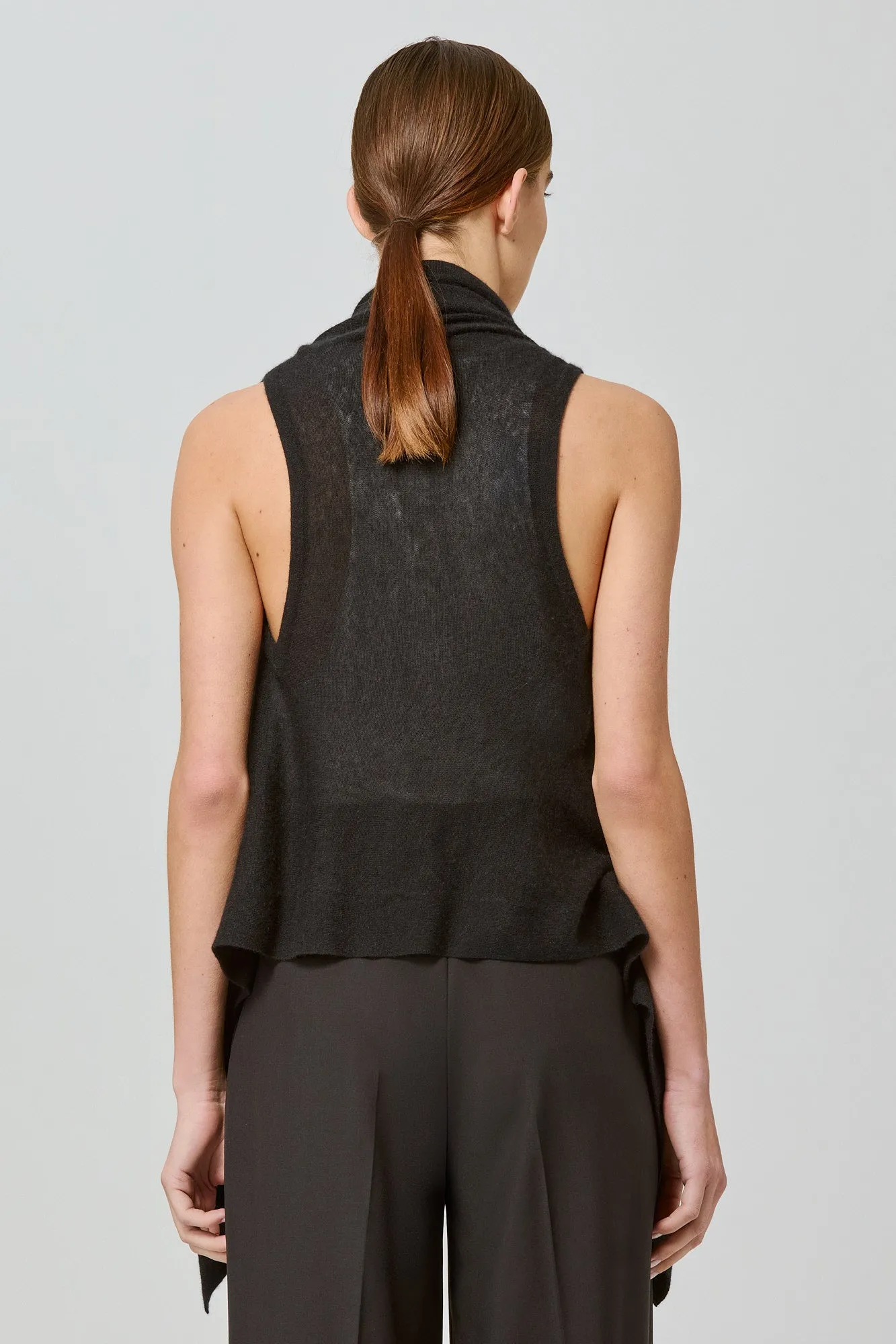 Two Ways Poncho Cardi Black