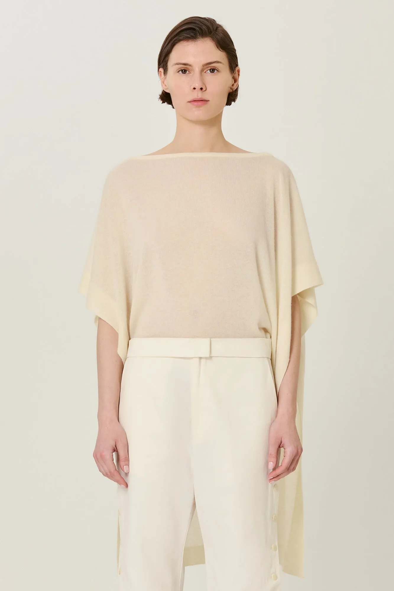 Two Ways Poncho Cardi Ivory