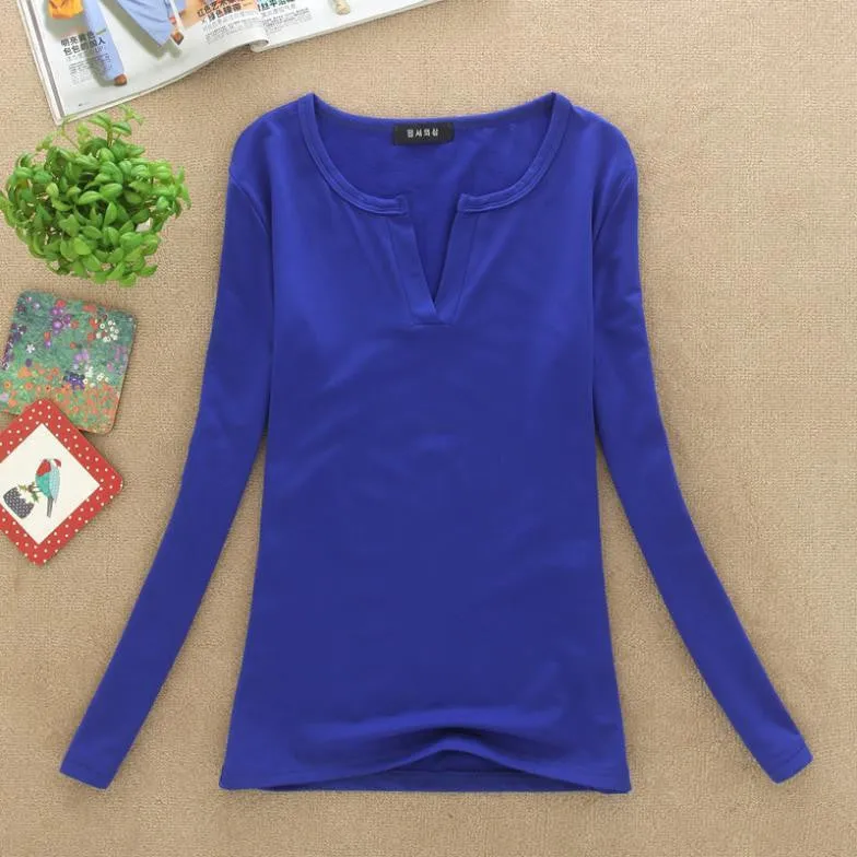V-Neck Women Blouses crochet Plus Size Knitted Clothes Long Sleeve Tops for Women clothing