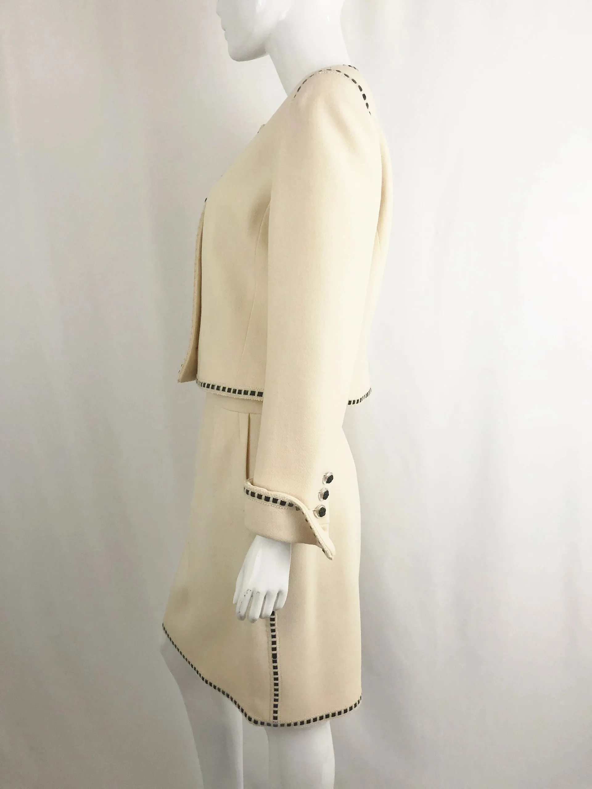 Vintage 2007 Chanel Skirt Suit Size M / 10