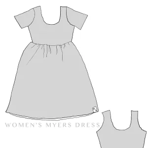 WH - Ladies' Myers Dress mini short sleeve