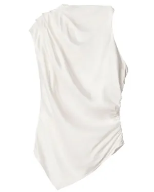Whisper White Jones Asymmetrical Top