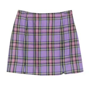 Wolfie Plaid Mini Skirt