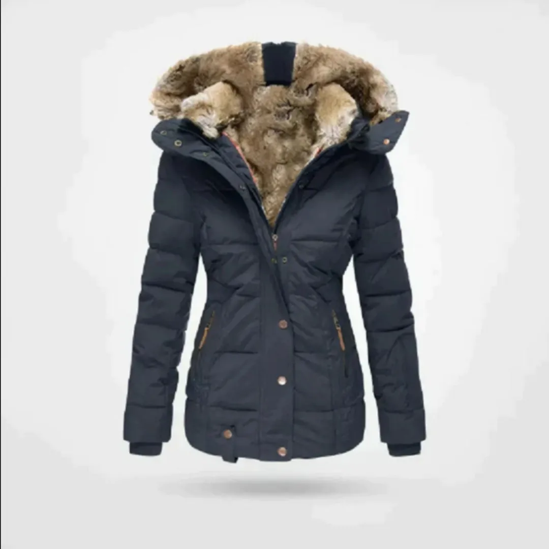 Women's Heated Winter Puffer Parka Jacket | Short