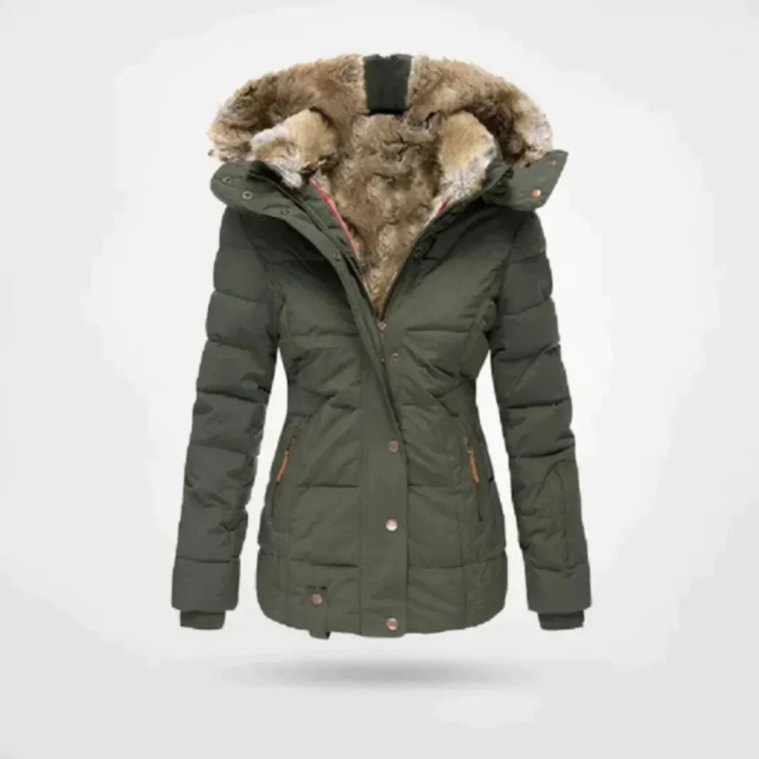Women's Heated Winter Puffer Parka Jacket | Short