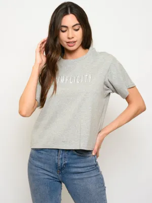 WOMEN'S SHORT SLEEVE GRAPHIC TOP