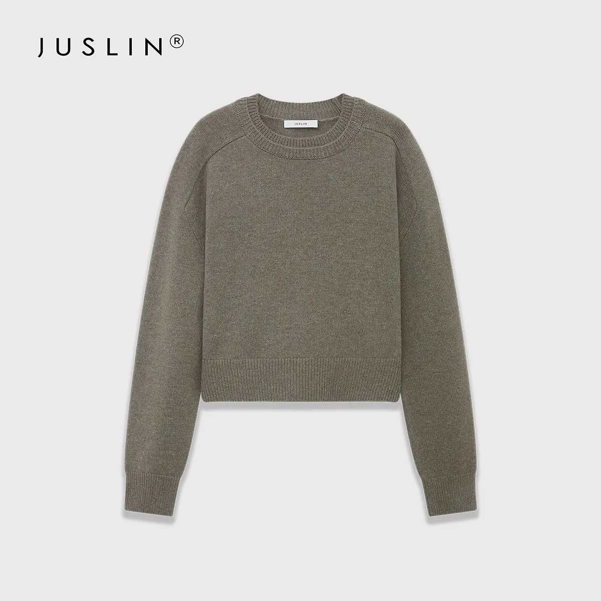 Wool Raglan Loose Knit Sweater