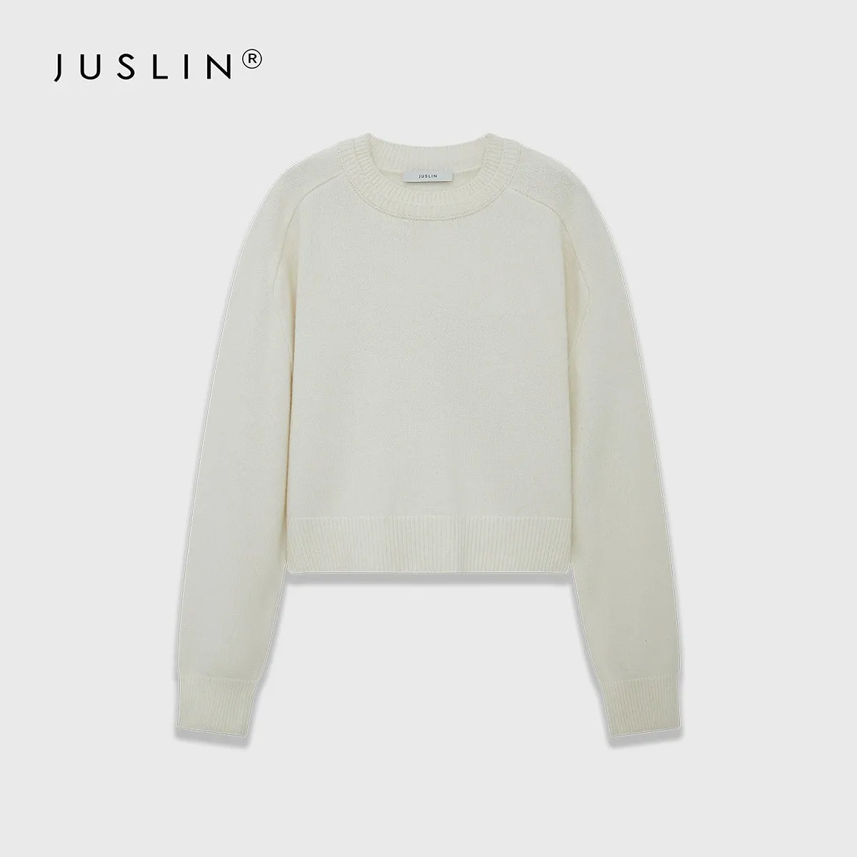 Wool Raglan Loose Knit Sweater