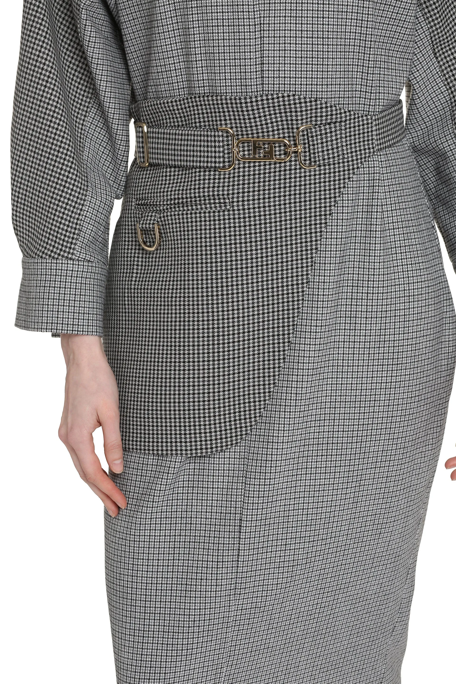 Wool sheath dress