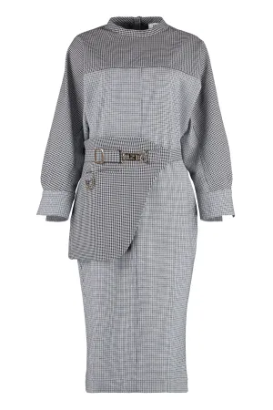 Wool sheath dress