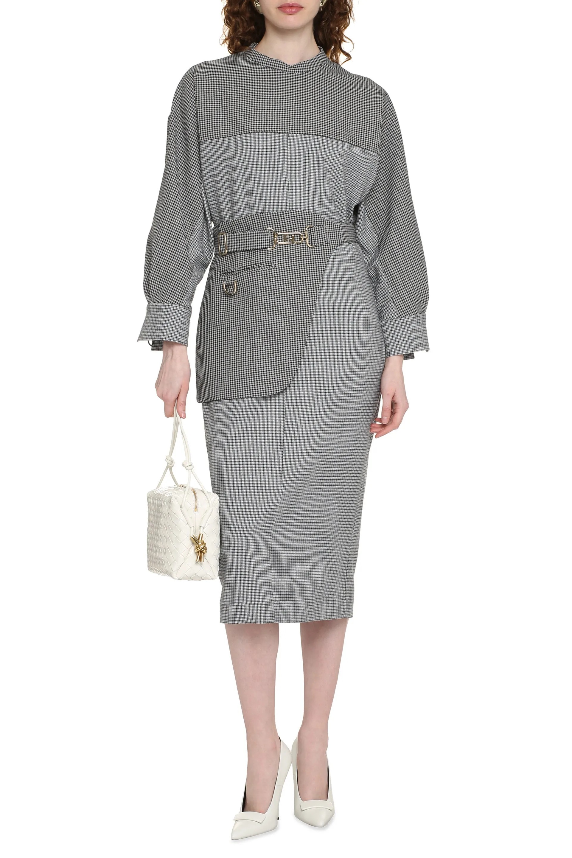 Wool sheath dress