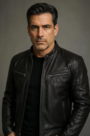 Xyrus | Casual Leather Jacket