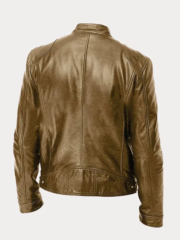 Xyrus | Casual Leather Jacket