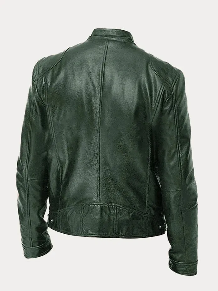 Xyrus | Casual Leather Jacket