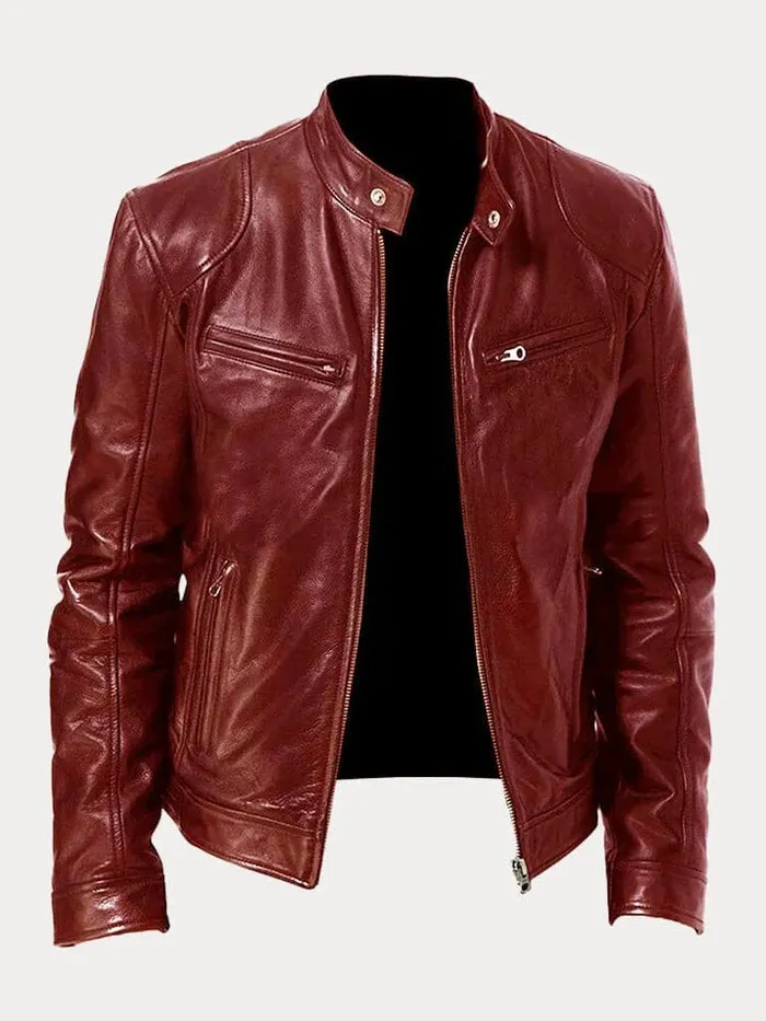 Xyrus | Casual Leather Jacket