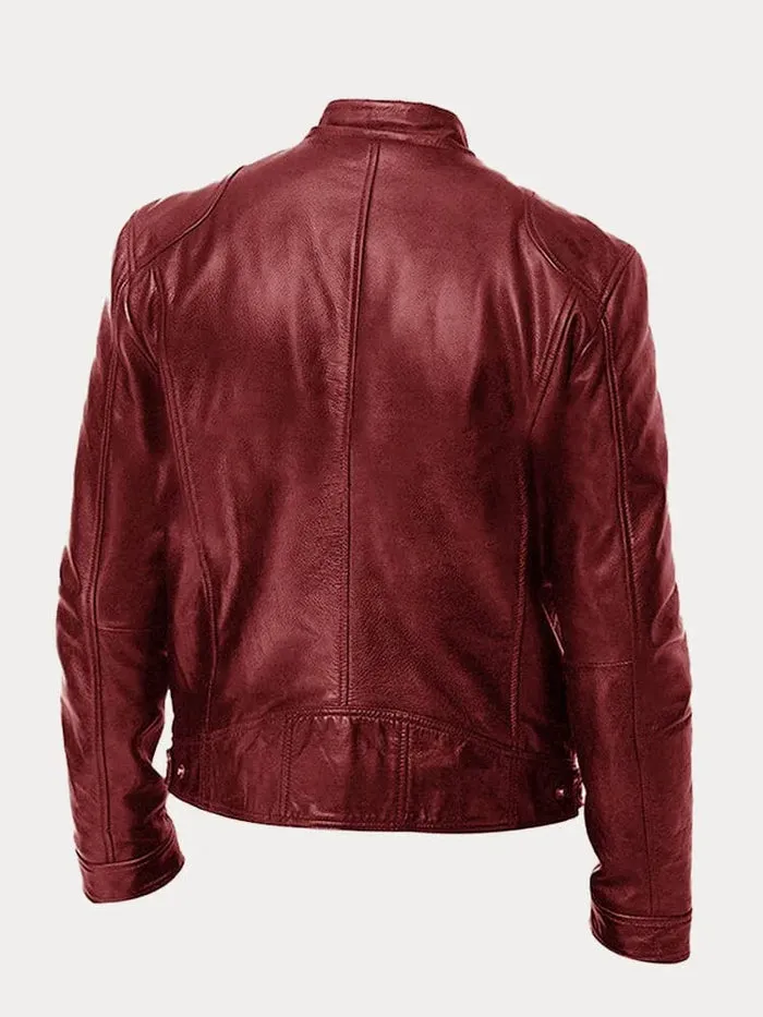 Xyrus | Casual Leather Jacket