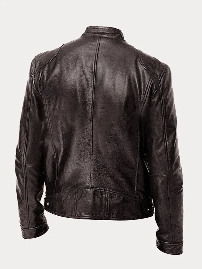 Xyrus | Casual Leather Jacket