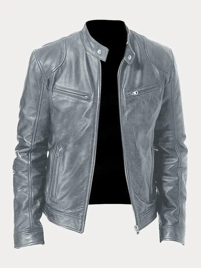 Xyrus | Casual Leather Jacket