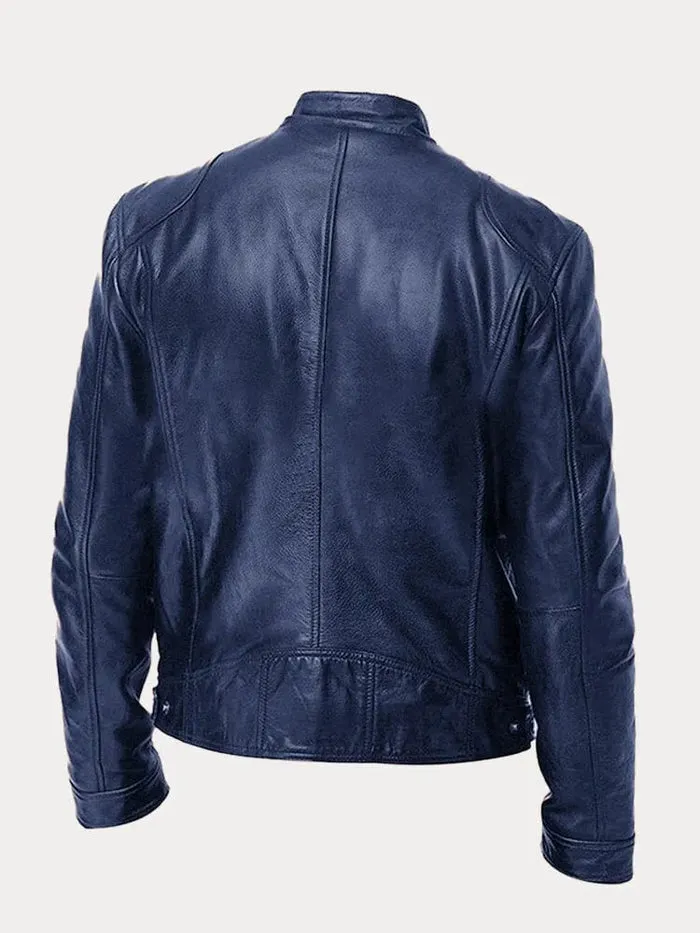 Xyrus | Casual Leather Jacket
