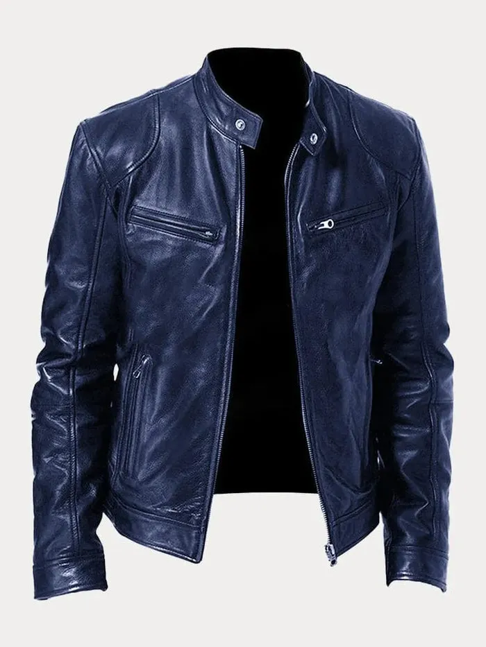 Xyrus | Casual Leather Jacket