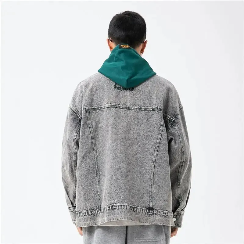 Y2K Vintage Denim Jacket for Trendy Streetwear Styles