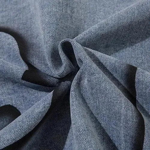 Y2K Washed Blue Denim Jacket for a Retro Streetwear Vibe