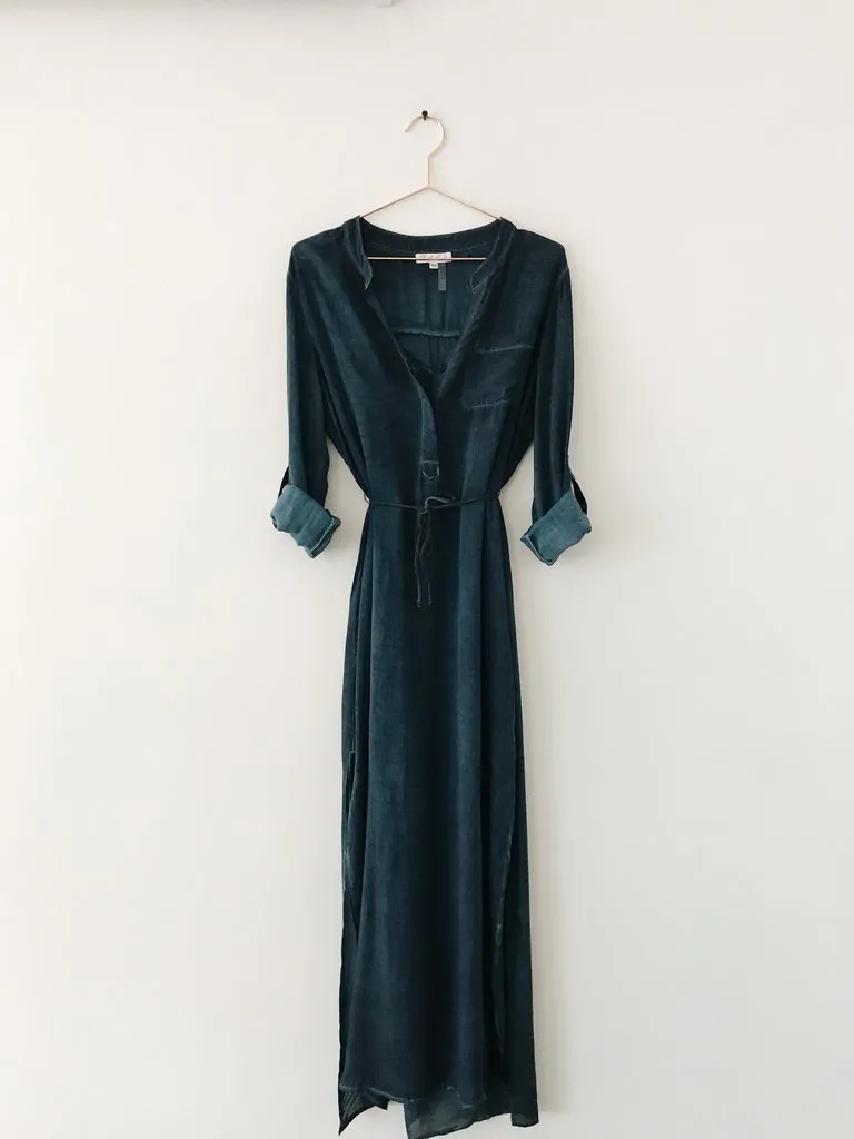 YFB On The Road Marie Maxi Beach Dress | Midnight Blue