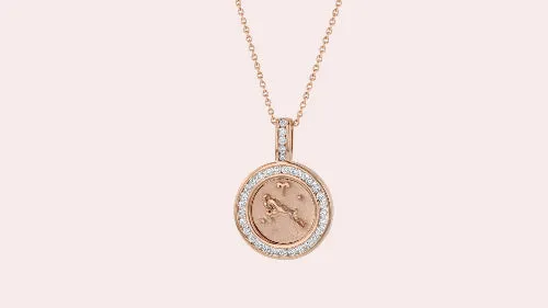 Zodiac Necklaces without the 18K Gold Chain - 18K Gold | VS Clarity