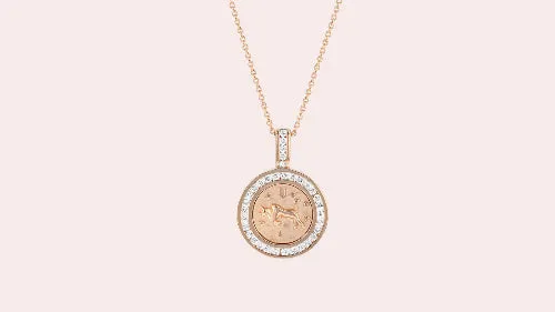 Zodiac Necklaces without the 18K Gold Chain - 18K Gold | VS Clarity
