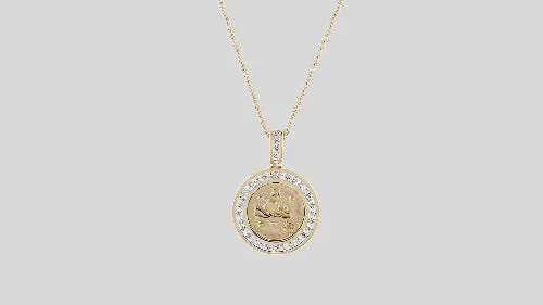 Zodiac Necklaces without the 18K Gold Chain - 18K Gold | VS Clarity