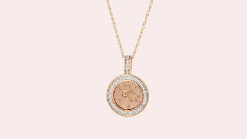 Zodiac Necklaces without the 18K Gold Chain - 18K Gold | VS Clarity